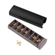 In Transit Travel Weekly Pill Organizer Box | https://www.bestnamebadges.com