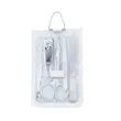Translucent Five-Piece Manicure Pouch | https://www.bestnamebadges.com