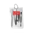 Translucent Five-Piece Manicure Pouch | https://www.bestnamebadges.com