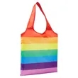 Rainbow Pride Tote Bag | https://www.bestnamebadges.com