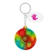 Push Pop Bubble Round Fidget Sensory Keychain | https://www.bestnamebadges.com