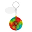 Push Pop Bubble Round Fidget Sensory Keychain | https://www.bestnamebadges.com