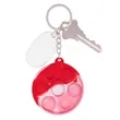 Push Pop Bubble Round Fidget Sensory Keychain | https://www.bestnamebadges.com