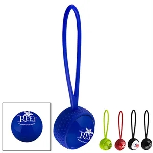 Camilla Vanilla Scented Lip Moisturizer Ball w/ Leash Strap | https://www.bestnamebadges.com
