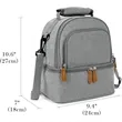 Double Layered Lunch Bag | https://www.bestnamebadges.com