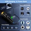 Waterproof Rechargeable LED Torch Light Wear Resistant | https://www.bestnamebadges.com