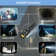 Waterproof Rechargeable LED Torch Light Wear Resistant | https://www.bestnamebadges.com
