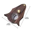 Portable Stainless Steel Double Blade Cigar Cutter Tool | https://www.bestnamebadges.com