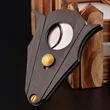 Portable Stainless Steel Double Blade Cigar Cutter Tool | https://www.bestnamebadges.com