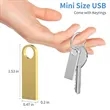 High-Speed USB 32GB Metal Flash Drive with Keychain | https://www.bestnamebadges.com