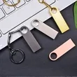 High-Speed USB 32GB Metal Flash Drive with Keychain | https://www.bestnamebadges.com