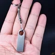 High-Speed USB 32GB Metal Flash Drive with Keychain | https://www.bestnamebadges.com