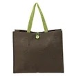 Melbourne Natural Jute Tote | https://www.bestnamebadges.com