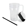 Elliott 20 oz. Clear AS Travel Mug | https://www.bestnamebadges.com