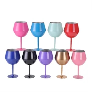 14oz stainless steel wine glass