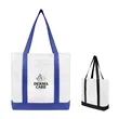 Non-Woven Tote Bag With Trim Colors | https://www.bestnamebadges.com