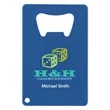 Credit Card Shaped Bottle Opener | https://www.bestnamebadges.com
