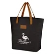 Heathered Tote Bag | https://www.bestnamebadges.com