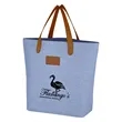Heathered Tote Bag | https://www.bestnamebadges.com