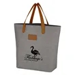 Heathered Tote Bag | https://www.bestnamebadges.com