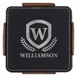 4-Piece Coaster Set With Holder | https://www.bestnamebadges.com
