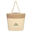 Burlap Rope Tote Bag | https://www.bestnamebadges.com