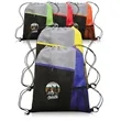 Mesh Pocket Drawstring Backpacks | https://www.bestnamebadges.com