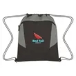 Tahoe Heathered Drawstring Backpack | https://www.bestnamebadges.com