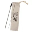 Stainless Straw Kit With Cotton Pouch | https://www.bestnamebadges.com