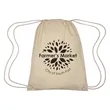 Cooper Cotton Drawstring Bag | https://www.bestnamebadges.com
