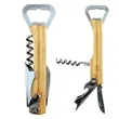 Bamboo 4-In-1 Waiter's Knife | https://www.bestnamebadges.com