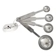 4-Pc. Stainless Steel Measuring Spoons | https://www.bestnamebadges.com
