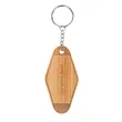 Bamboo Motel Style Keychain | https://www.bestnamebadges.com