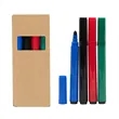 4 Piece Washable Marker Set | https://www.bestnamebadges.com