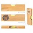 Bamboo Level With Bottle Opener | https://www.bestnamebadges.com