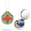 FULL COLOR ORNAMENT TIN WITH CANDY | https://www.bestnamebadges.com