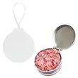 FULL COLOR ORNAMENT TIN WITH CANDY | https://www.bestnamebadges.com