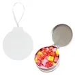 FULL COLOR ORNAMENT TIN WITH CANDY | https://www.bestnamebadges.com