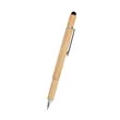 Bamboo Multi-Function Tool Pen | https://www.bestnamebadges.com