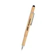 Bamboo Multi-Function Tool Pen | https://www.bestnamebadges.com