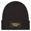 Patch rPET Knit Beanie With Cuff | https://www.bestnamebadges.com