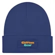 Patch rPET Knit Beanie With Cuff | https://www.bestnamebadges.com