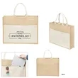 Julia Jute Tote Bag | https://www.bestnamebadges.com