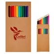 12-Piece Colored Pencil Set | https://www.bestnamebadges.com