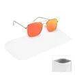 Aviator Sunglasses With rPET Microfiber Sunglass Pouch | https://www.bestnamebadges.com