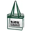 Clear EVA Tote Bag With Zipper | https://www.bestnamebadges.com