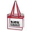 Clear EVA Tote Bag With Zipper | https://www.bestnamebadges.com