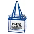 Clear EVA Tote Bag With Zipper | https://www.bestnamebadges.com