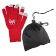 Touch Screen Gloves In RPET Pouch | https://www.bestnamebadges.com