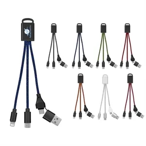 3-In-1 Braided Charging Buddy 2.0 | https://www.bestnamebadges.com